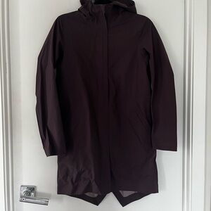 lululemon athletica Dark Purple rain coat